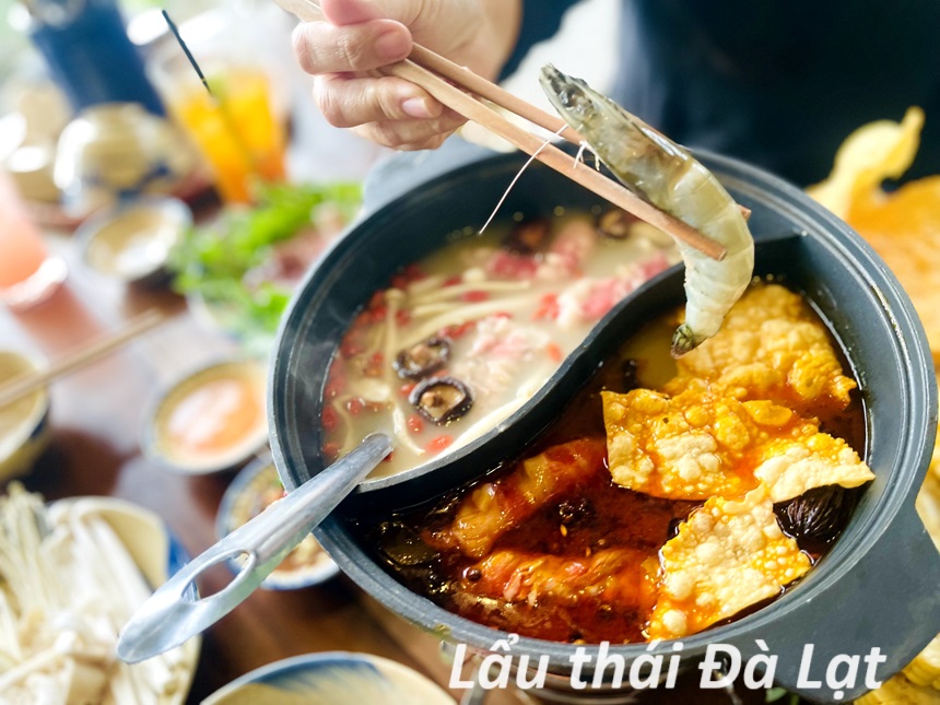 Lẩu Thái Đà Lạt ăn ở đâu ngon? Quán lẩu Thái Đà Lạt ngon.