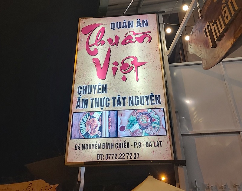 Thuần Việt - Quán ăn gia đình Đà Lạt ngon.