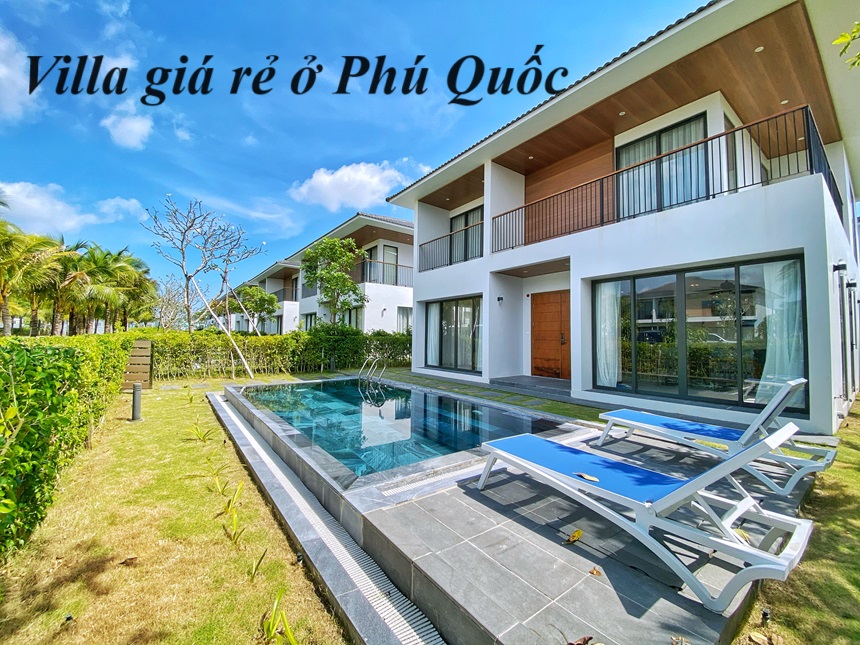 Các villa Phú Quốc giá rẻ, villa Phú Quốc view biển tiện nghi.