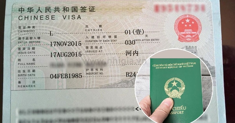 Kinh nghiệm du lịch Trung Quốc - Người Việt Nam cần xin visa để có thể đến Trung Quốc.