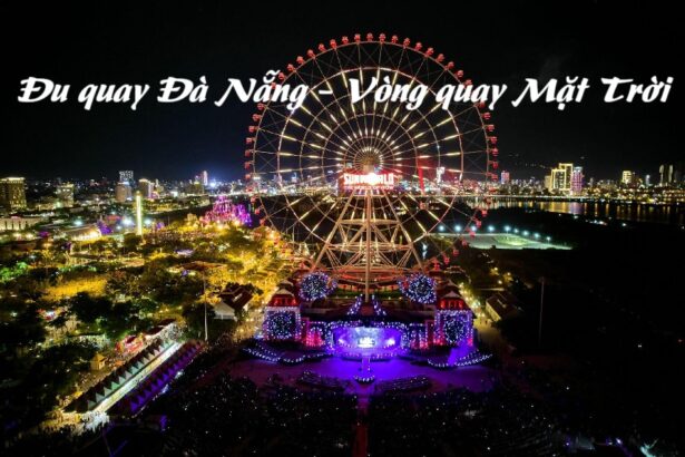 Giá vé đu quay Đà Nẵng, review vòng quay Mặt Trời có gì