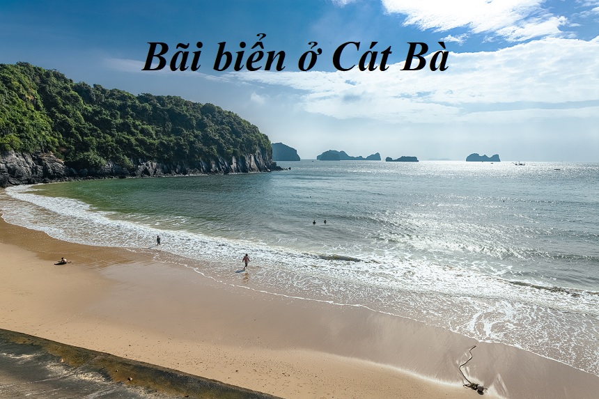 Bãi biển Cát Bà đẹp nhất, bãi tắm đảo Cát Bà cho du khách.