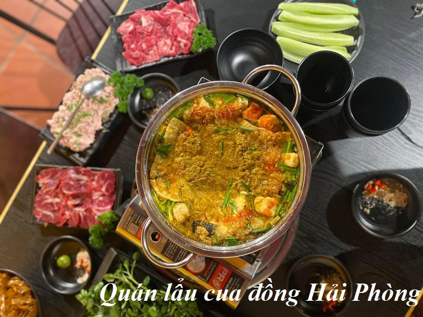 Quán lẩu cua đồng Hải Phòng ngon, ăn lẩu cua Hải Phòng ở đâu?