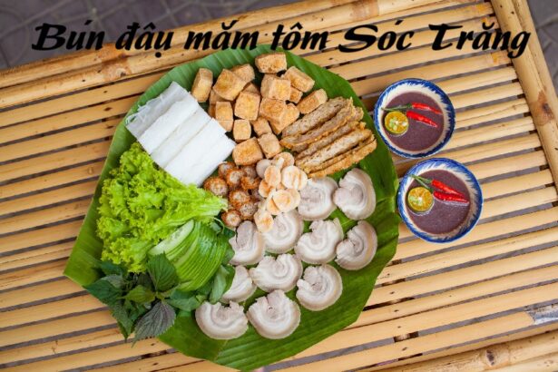 Quán bún đậu mắm tôm Sóc Trăng ngon, bún đậu ở Sóc Trăng